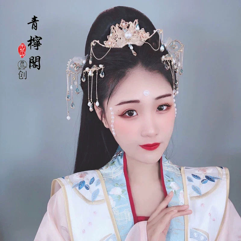 Hanfu Hair Accessories Set: Linyu