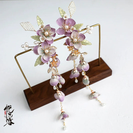 Hair Clips: Spring Cherry Blossom