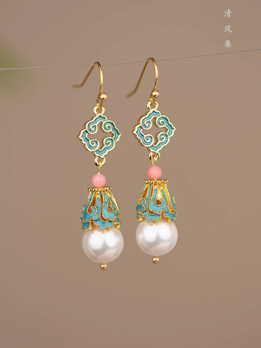 Antique Lady Chinese Style Earrings