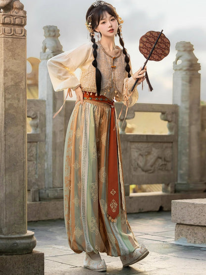 Yongyule 永遇乐 - Dunhuang Inspired New Chinese Style Outfit