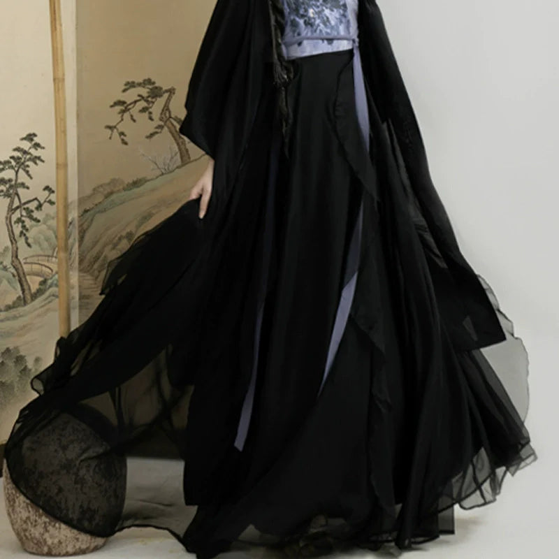 Black Kite - Song Dynasty New Chinese Style Hanfu Dress