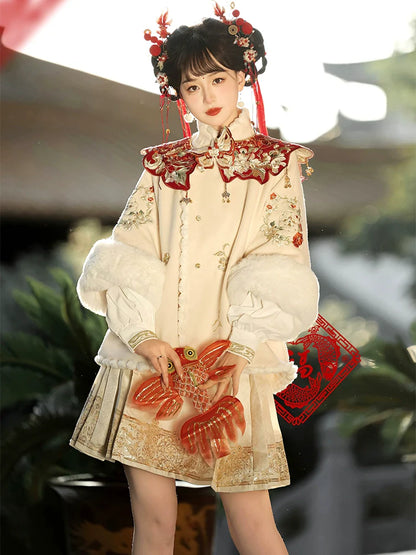 Ming Dynasty, Mamianqun, Modern Hanfu, Sparkle