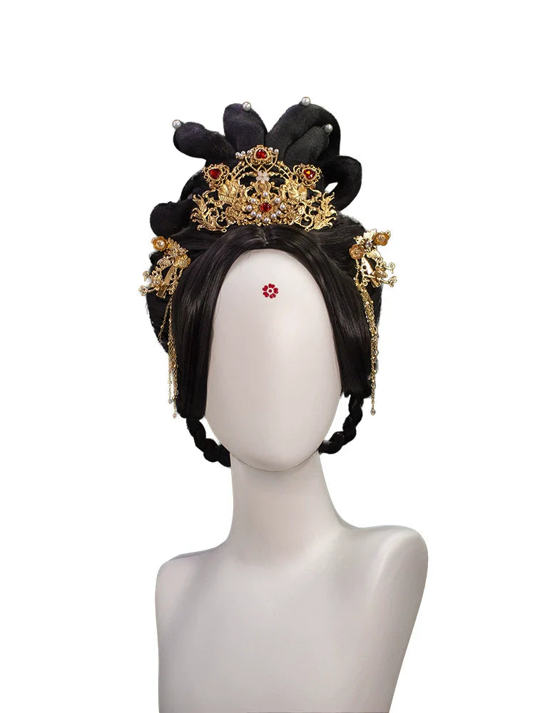 Hibiscus - Chinese Style Hair Wig for Hanfu