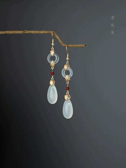 Teardrop Chinese Style Earrings