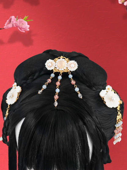Joyful Heart - Chinese Style Hair Wig for Hanfu