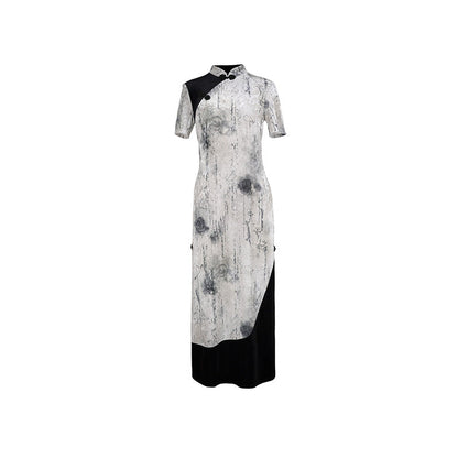 Velvet Fleur - Women's Summer New Chinese Style Cheongsam Dress