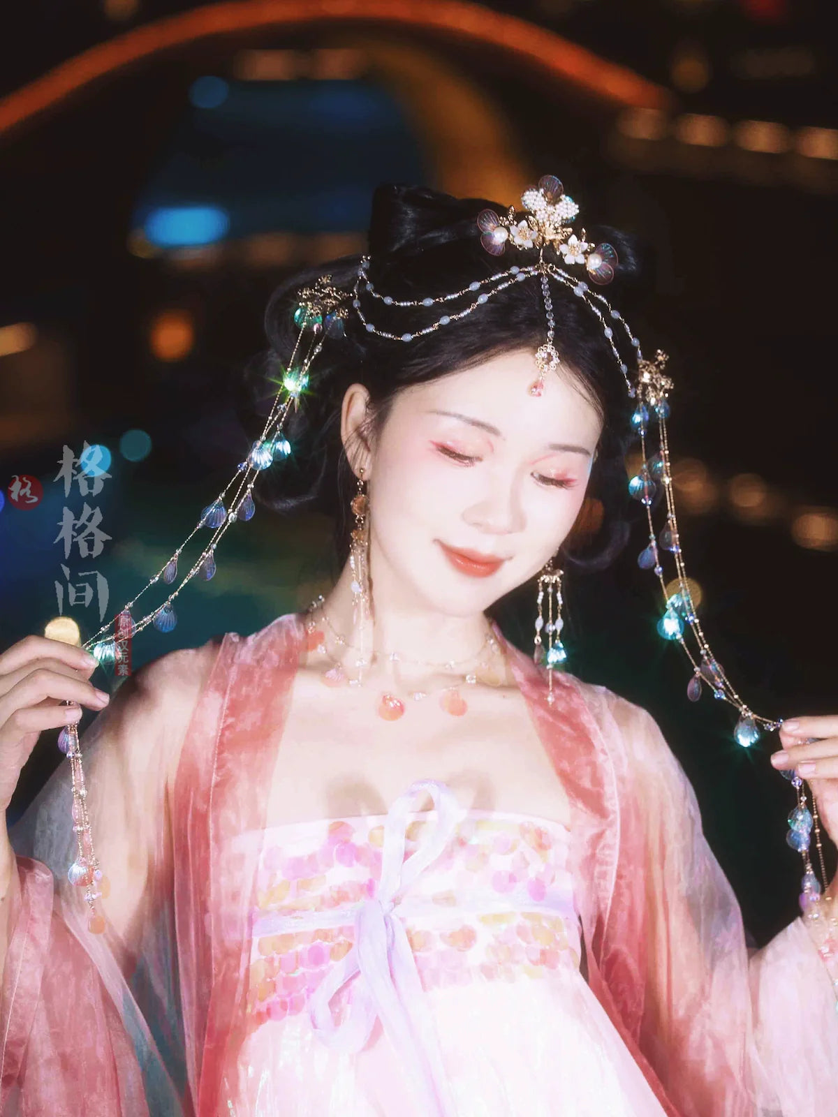 Hair Pins: Pink Mermaid