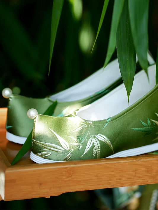Harper - Chinese Style Brocade Hanfu Shoes