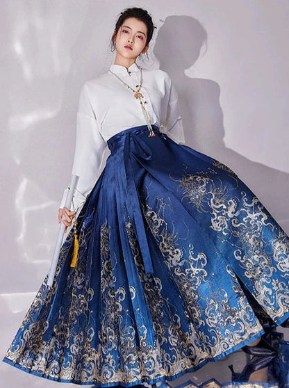Ming Dynasty Modern Hanfu, Mamianqun, Starry Skies