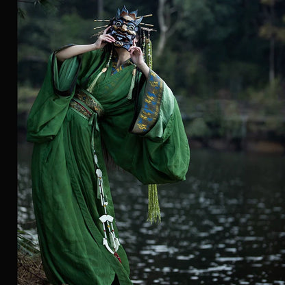 Peacock Shaman - Warring States and Han Dynasty Straight Hem Robe