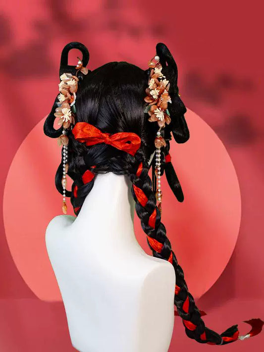 Blue Mist - Chinese Style Hair Wig for Hanfu