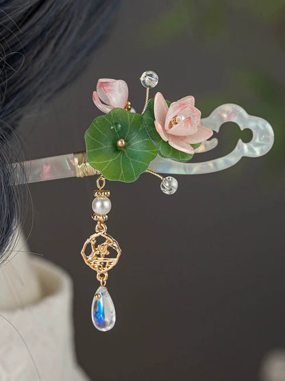 Hair Stick: Glazed Lotus