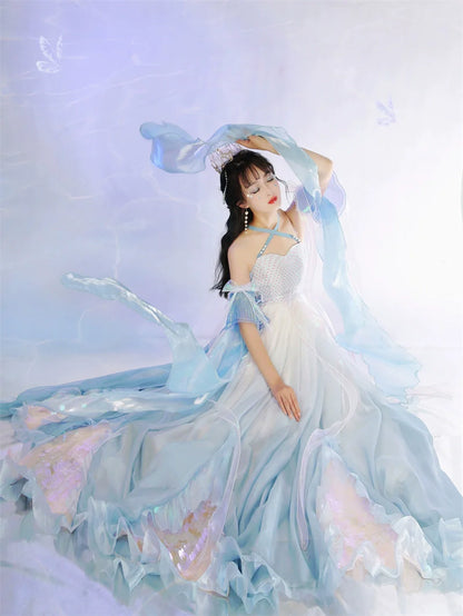 Dragon Princess 龙女 - Tang Dynasty Style Hanfu Dress Heziqun