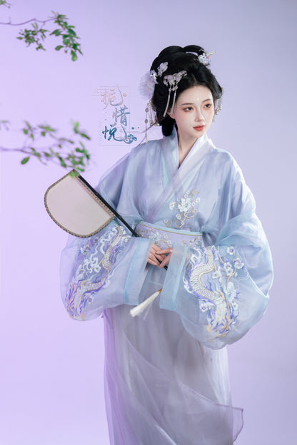 Gardenia - Warring States and Han Dynasty Straight Hem Robe
