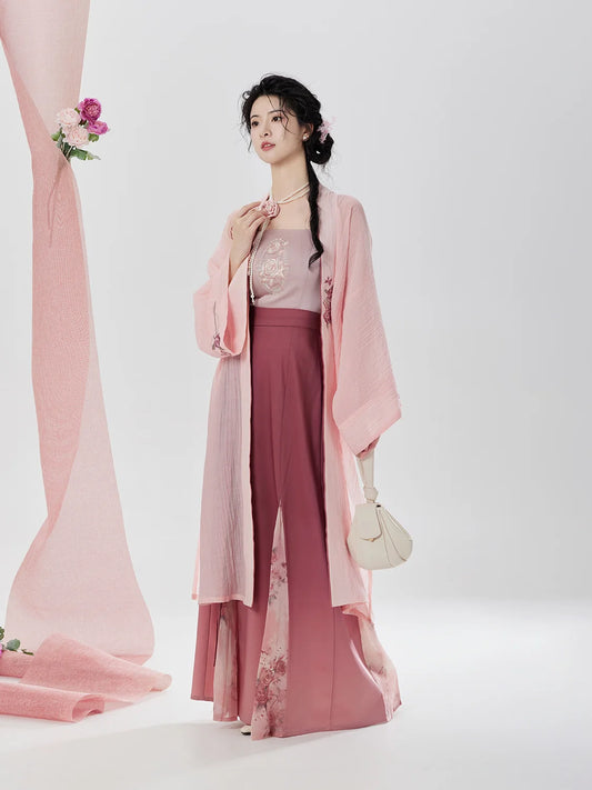 Rose Letter 玫瑰来信 - Modern Song Dynasty Hanfu Outfit (Preorder)