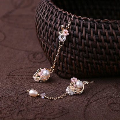 Fleur Chinese Style Earrings