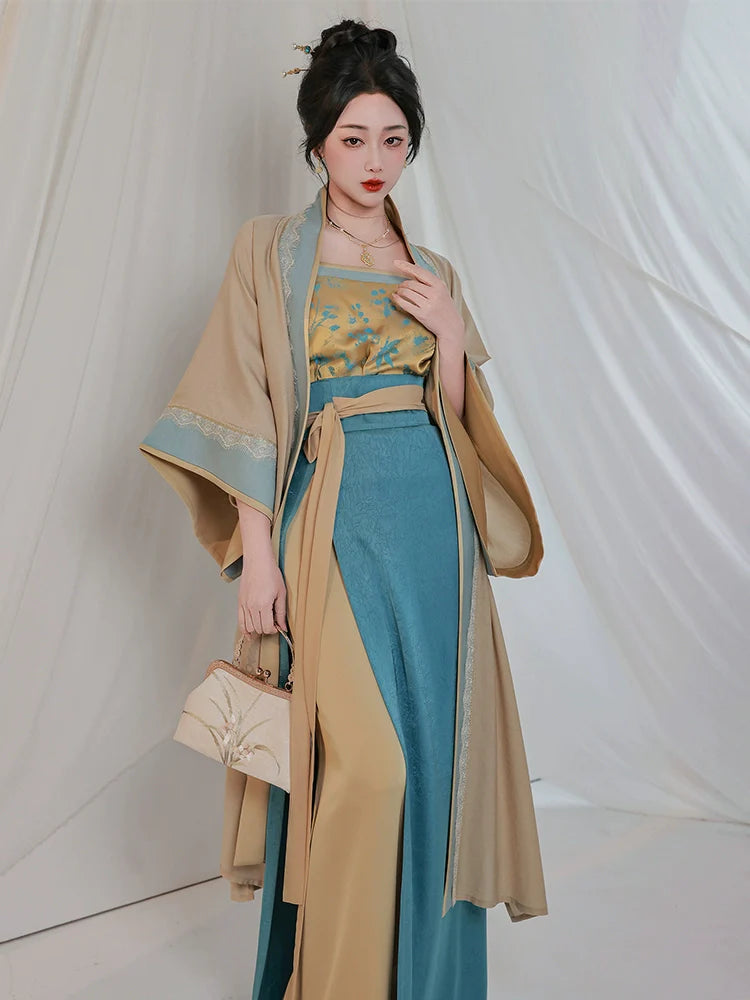 Gold Glaze 千金釉 - New Chinese Style Song Dynasty Hanfu (Preorder)