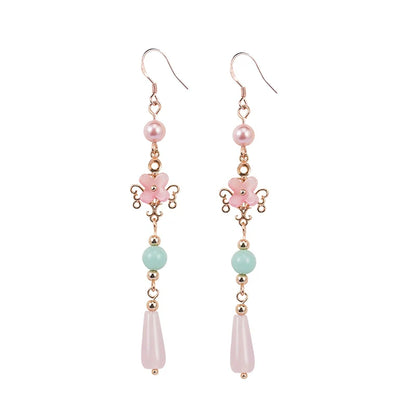 Flower God Chinese Style Earrings