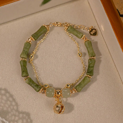 Jade Bamboo Bracelet