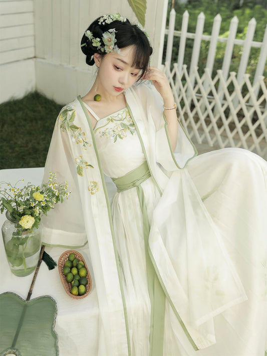 Jasmine - Song Dynasty Style Qiyao Ruqun Hanfu
