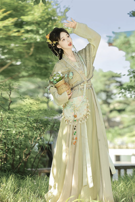 Fushengji 浮生记 - Tang Dynasty Style Beizi Qiyao Ruqun