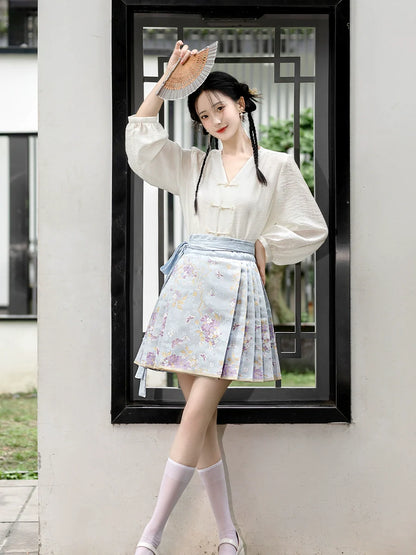 Ming Dynasty Modern Hanfu, Mamianqun, Tiny Wings 微小之翼