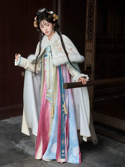 First Snow 初雪 - Tang Dynasty Style Qixiong Ruqun for Spring and Winter