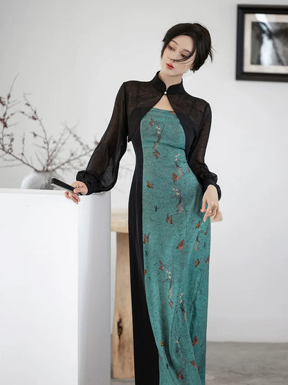 Modern Cheongsam: Qingyan 青烟
