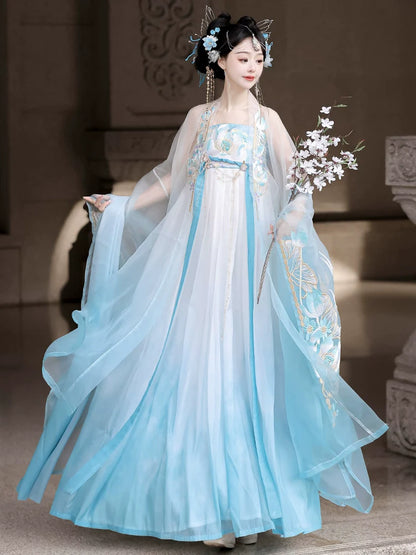 Hibiscus - Tang Dynasty Style Hanfu Dress Heziqun