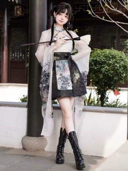 Qi Lolita Chinese Style Fairy Outfit, Landscape Deity