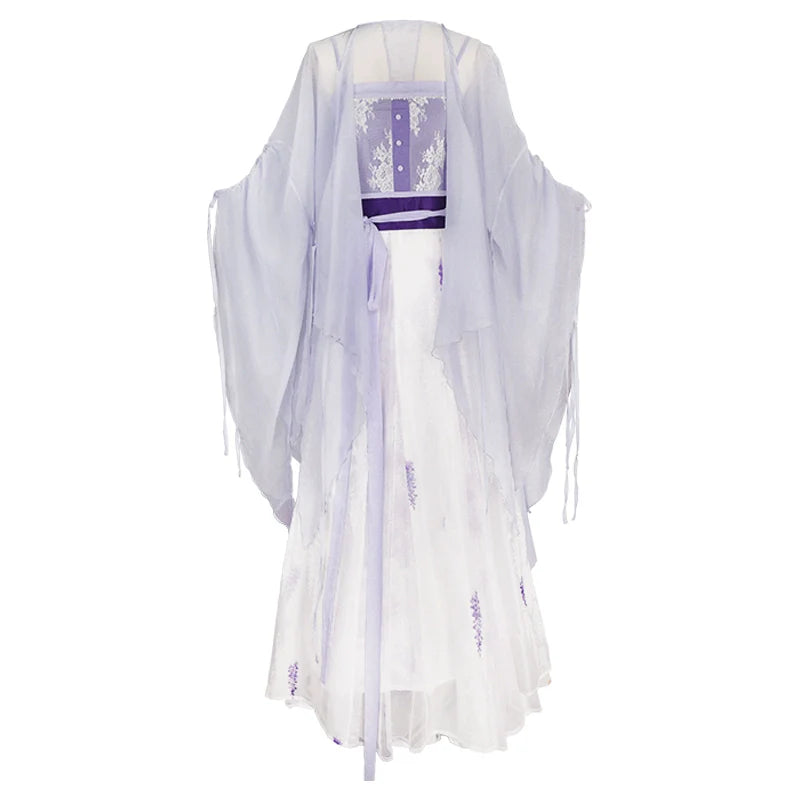Modern Hanfu: Wisteria Dreams 紫藤花序 (Preorder)
