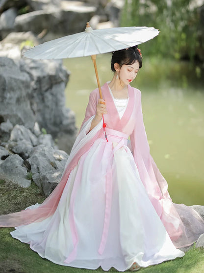 Roselle - Wei Jin Fairy Style Qiyao Ruqun