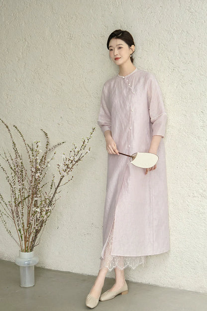Violaine - New Chinese Style Summer Cheongsam (Preorder)