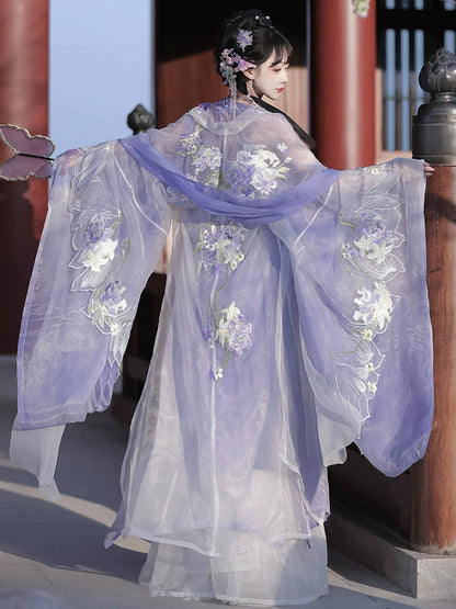 Fanghua - Tang Dynasty Style Hanfu Dress Heziqun