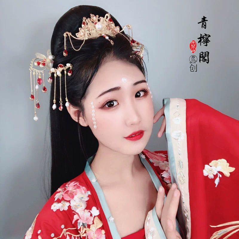 Hanfu Hair Accessories Set: Linyu