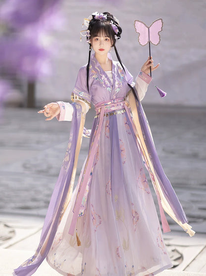 Belling Flower 拂铃花 - Tang Dynasty Style Beizi Qiyao Ruqun