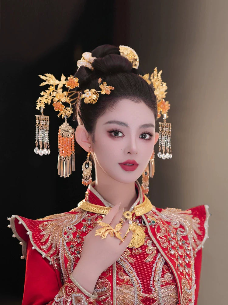 Chinese Wedding Hair Accessories: Harmonic