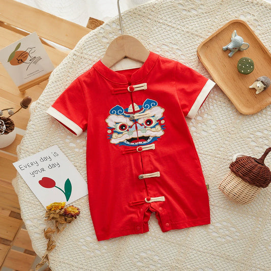 Lion Head - Chinese New Year Festival Baby Onesies for Boys and Girls