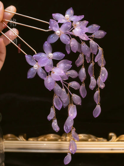 Hair Pins: Wisteria