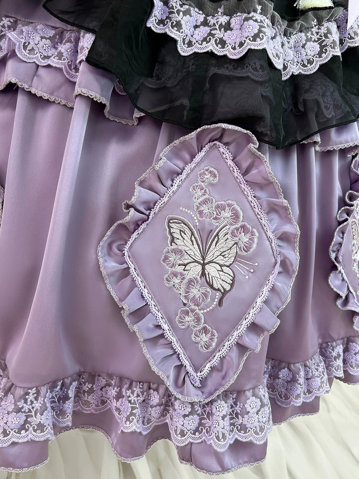 Qi Lolita Dress, Orchid Garden 蝴蝶兰园