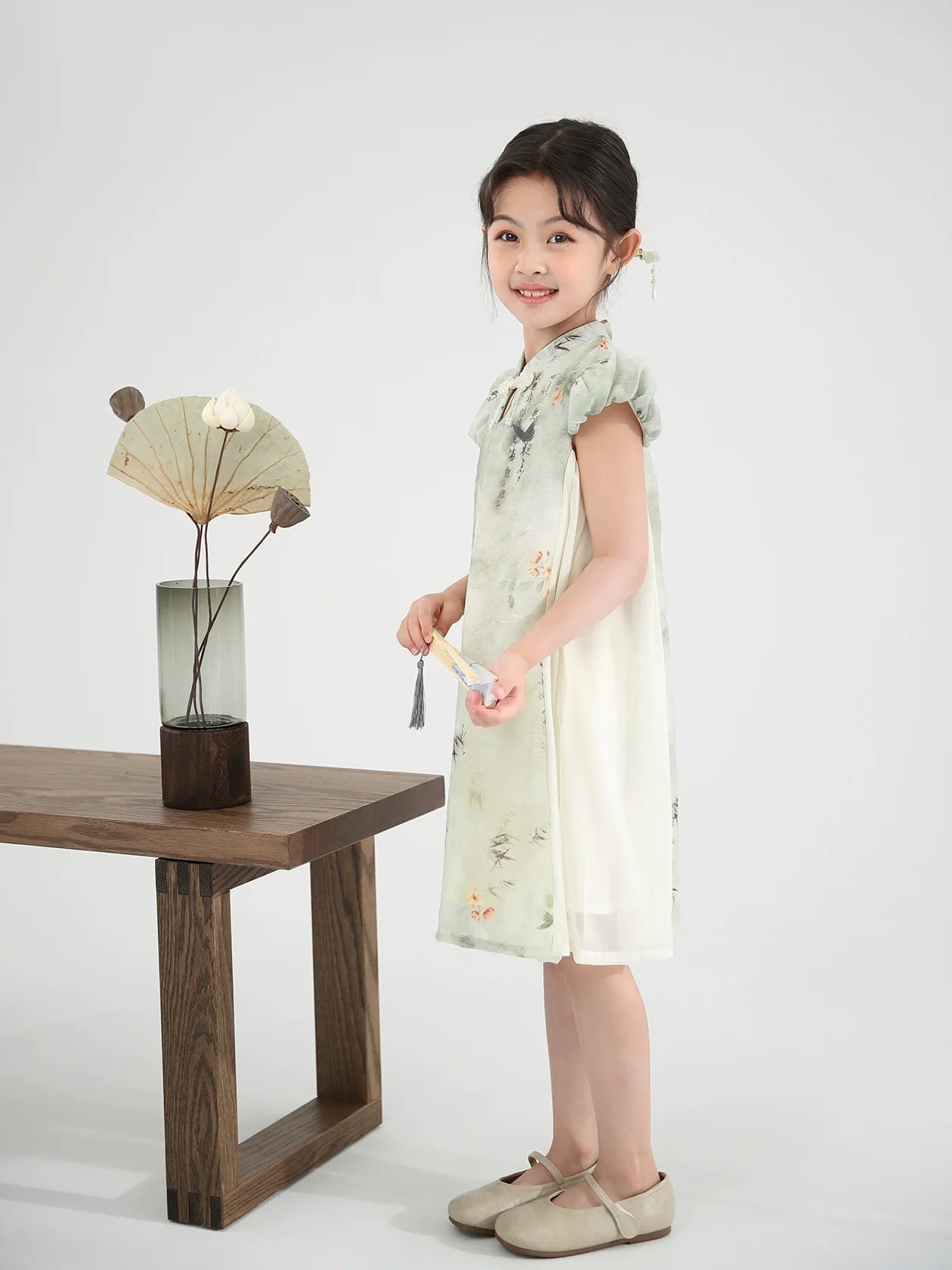 Clover - New Chinese Style Cheongsam for Girls
