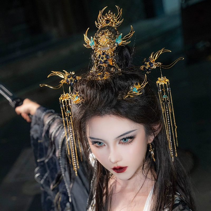 Hanfu Hair Accessories Set: Xi Wei