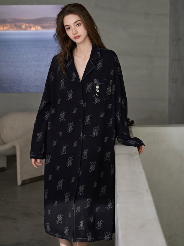 Black Rose Vintage Nightgown