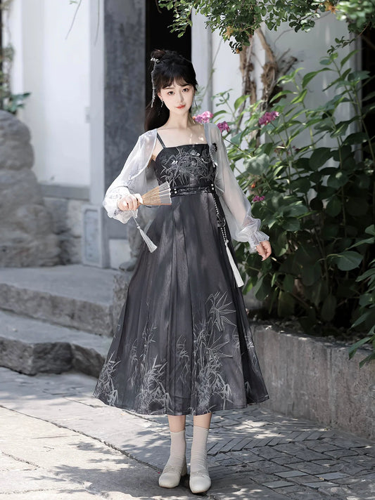 Tang Dynasty x Modern Hanfu: Ember Bamboo 竹烬
