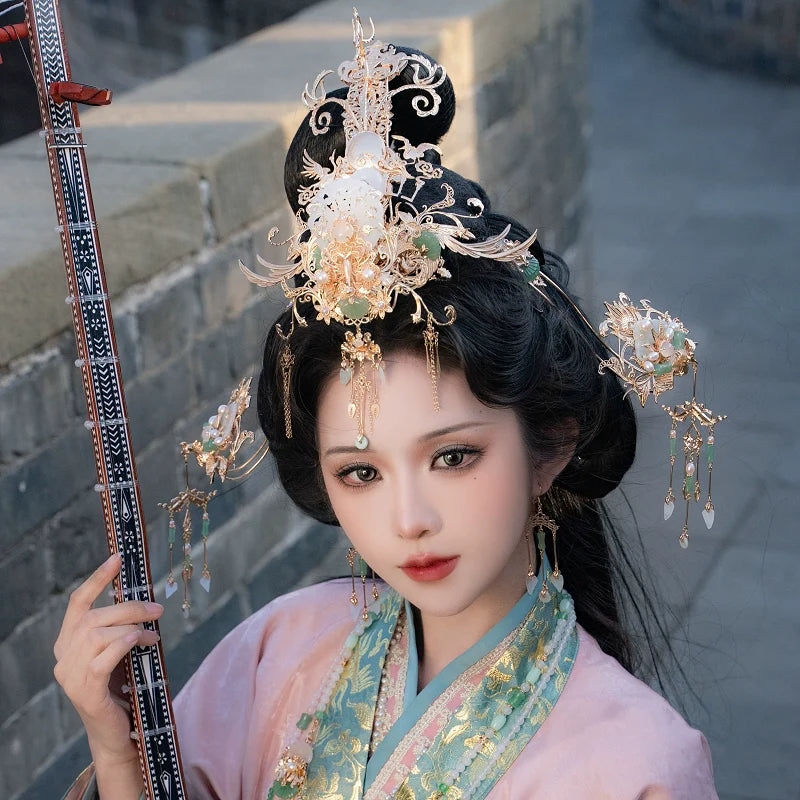 Hanfu Hair Accessories Set: Moon Shadow