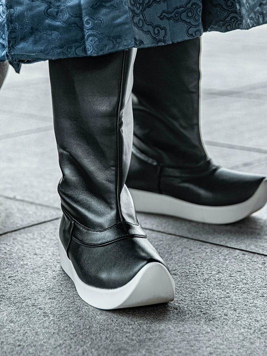 Leather - Chinese Style Hanfu Boots for Men & Women