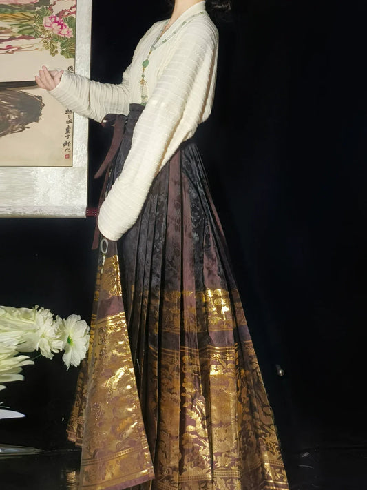 Claire - New Chinese Style Ming Dynasty Hanfu Matching Set