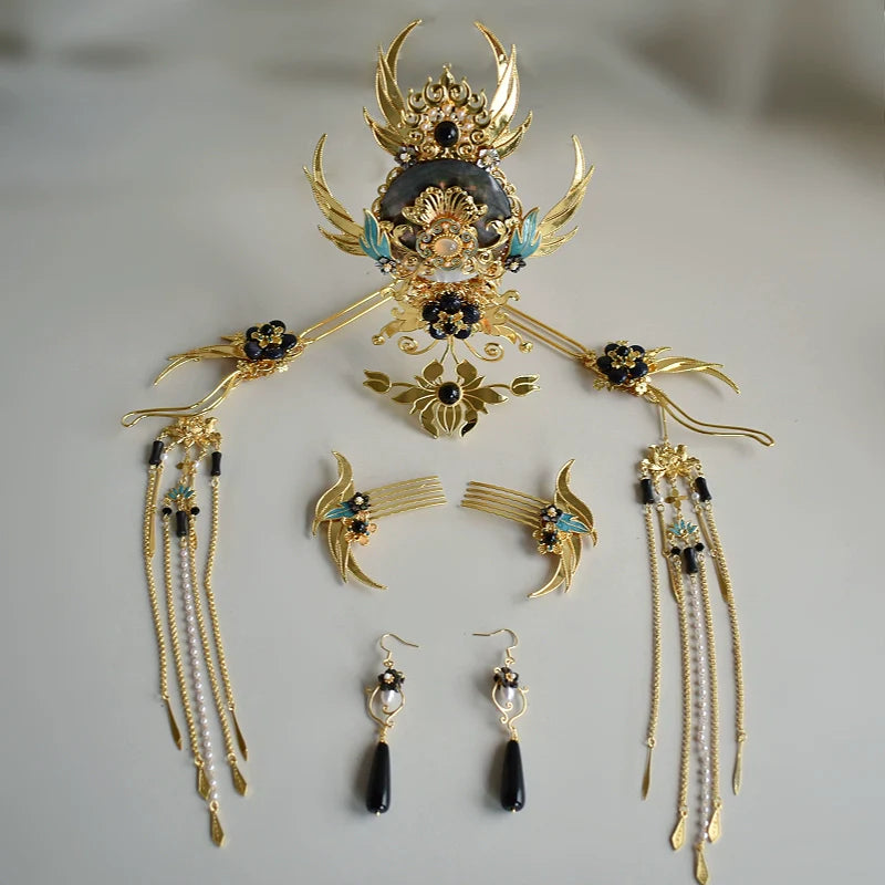 Hanfu Hair Accessories Set: Xi Wei