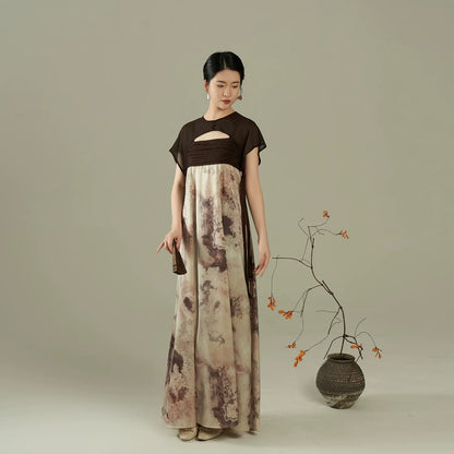 Tang Dynasty x Modern Hanfu: Sandal Dusk 檀褐 (Preorder)