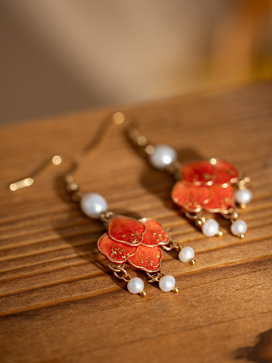 Velvet Chinese Style Earrings